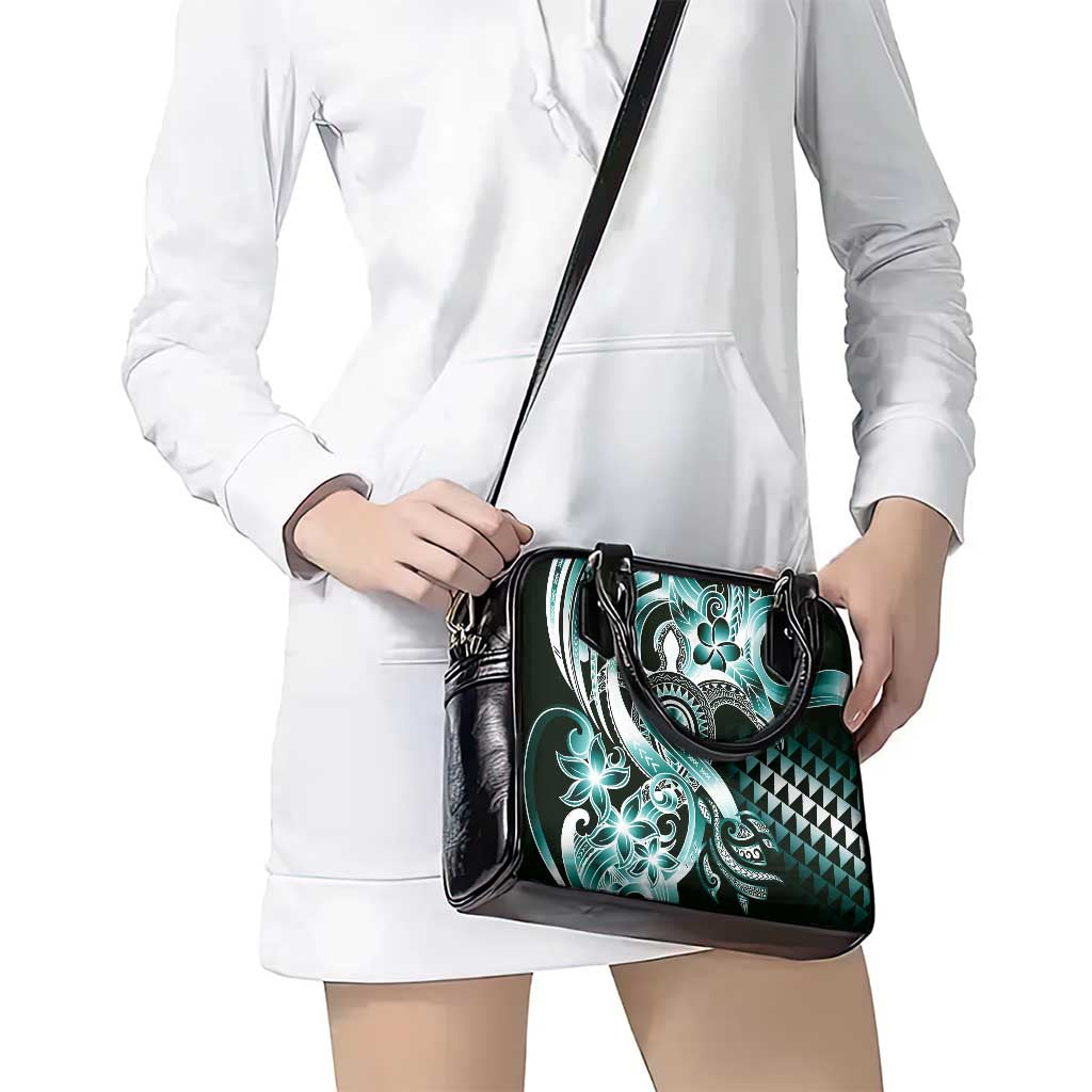 Aloha Turquoise Tribal Honu Tattoo Shoulder Handbag LT9 - Polynesian Pride