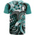 Aloha Turquoise Tribal Honu Tattoo T Shirt