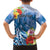 Personalised Yap States Humpback Whale Family Matching Puletasi and Hawaiian Shirt Polynesian Tropical Flowers