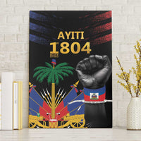 Haiti Independence Day Canvas Wall Art The First Black Republic Since 1804 LT9 Without Frame Blakc - Polynesian Pride