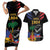 Haiti Independence Day Couples Matching Short Sleeve Bodycon Dress and Hawaiian Shirt The First Black Republic Since 1804