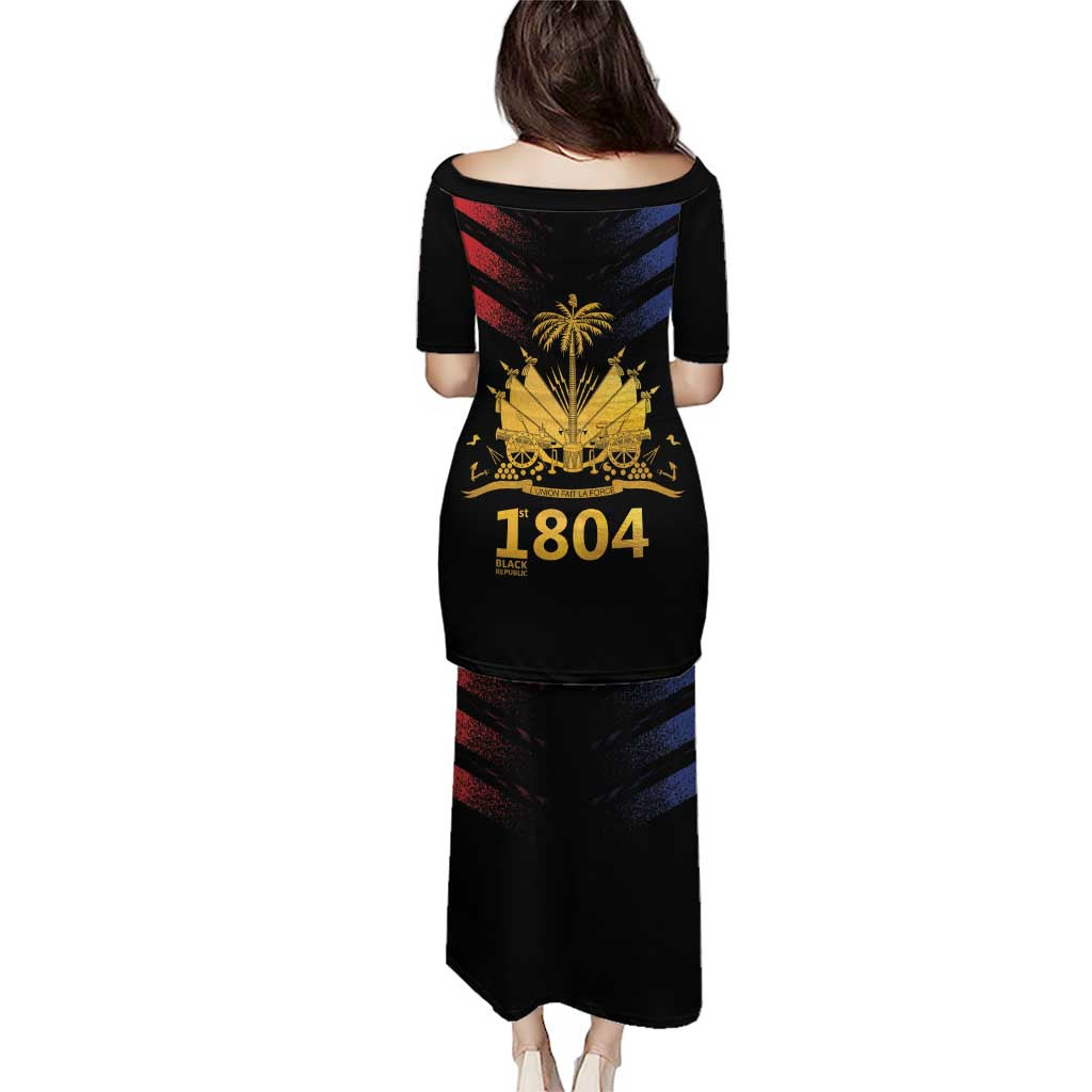 Haiti Independence Day Puletasi The First Black Republic Since 1804 LT9 - Polynesian Pride
