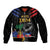 Haiti Independence Day Sleeve Zip Bomber Jacket The First Black Republic Since 1804