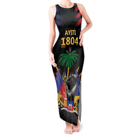 Haiti Independence Day Tank Maxi Dress The First Black Republic Since 1804 LT9 Women Blakc - Polynesian Pride