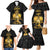 Haitian Negre Marron 1804 Family Matching Mermaid Dress and Hawaiian Shirt Black Polynesian Pattern