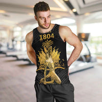 Haitian Negre Marron 1804 Men Tank Top Black Polynesian Pattern LT9 Black - Polynesian Pride