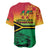 Hapi 44th Indipendens Dei Vanuatu Baseball Jersey Yumi 1980 with Vanuatuan Beach Landscape