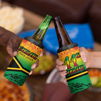 Hapi 44th Indipendens Dei Vanuatu 4 in 1 Can Cooler Tumbler Yumi 1980 with Vanuatuan Beach Landscape LT9 - Polynesian Pride