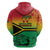 Hapi 44th Indipendens Dei Vanuatu Hoodie Yumi 1980 with Vanuatuan Beach Landscape