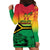 Hapi 44th Indipendens Dei Vanuatu Hoodie Dress Yumi 1980 with Vanuatuan Beach Landscape