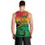 Hapi 44th Indipendens Dei Vanuatu Men Tank Top Yumi 1980 with Vanuatuan Beach Landscape