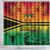 Hapi 44th Indipendens Dei Vanuatu Shower Curtain Yumi 1980 with Vanuatuan Beach Landscape