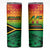 Hapi 44th Indipendens Dei Vanuatu Skinny Tumbler Yumi 1980 with Vanuatuan Beach Landscape