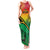 Hapi 44th Indipendens Dei Vanuatu Tank Maxi Dress Yumi 1980 with Vanuatuan Beach Landscape