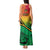 Hapi 44th Indipendens Dei Vanuatu Tank Maxi Dress Yumi 1980 with Vanuatuan Beach Landscape