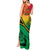 Hapi 44th Indipendens Dei Vanuatu Tank Maxi Dress Yumi 1980 with Vanuatuan Beach Landscape