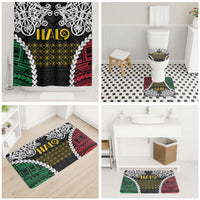 Halo Vanuatu Pride Bathroom Set Vanuatuan Sand Drawing Pattern LT9 - Polynesian Pride
