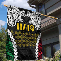 Halo Vanuatu Pride Garden Flag Vanuatuan Sand Drawing Pattern LT9 - Polynesian Pride
