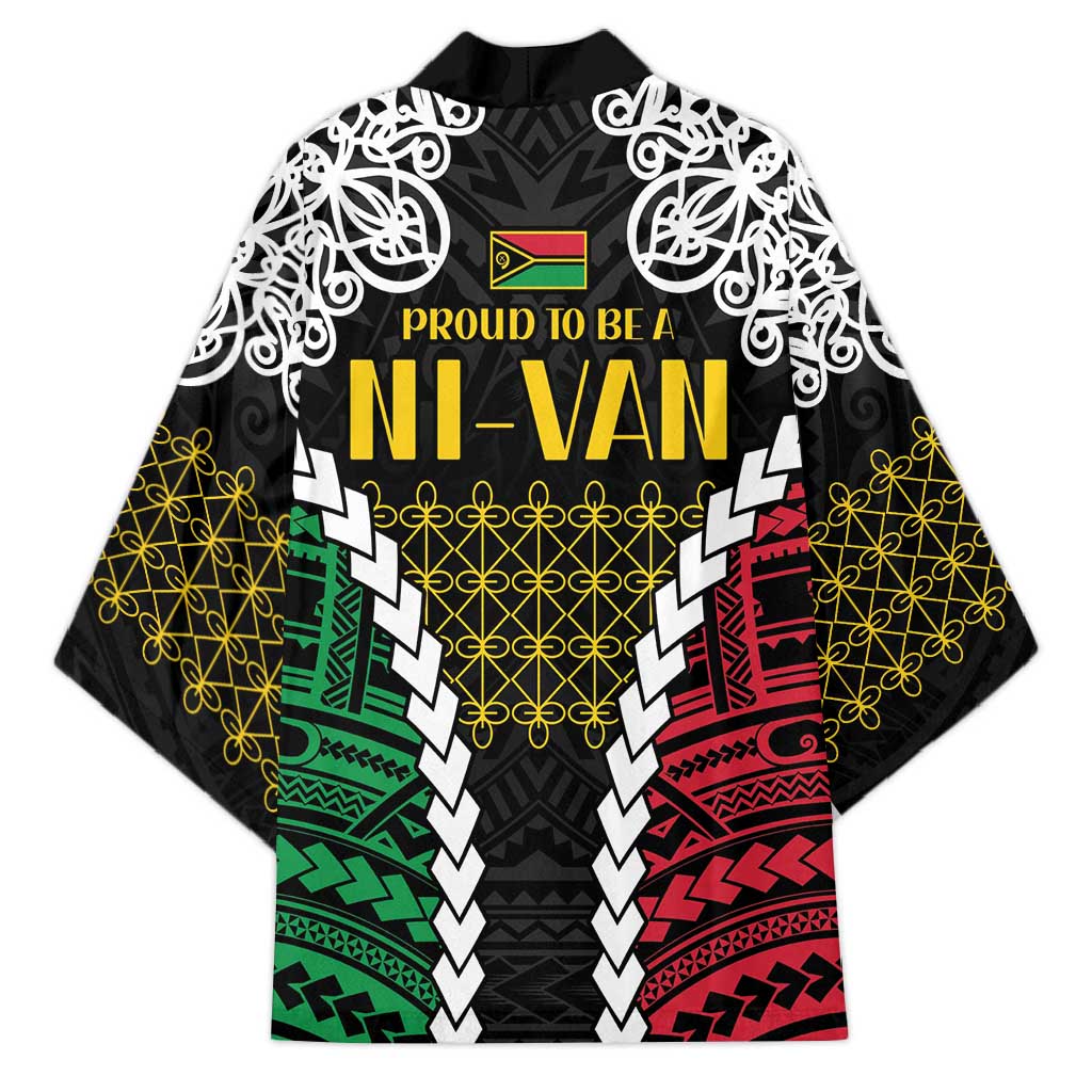 Halo Vanuatu Pride Kimono Vanuatuan Sand Drawing Pattern LT9 - Polynesian Pride