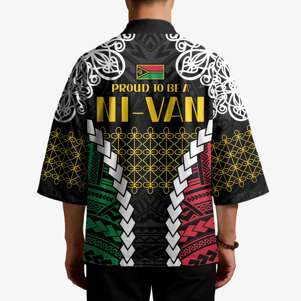 Halo Vanuatu Pride Kimono Vanuatuan Sand Drawing Pattern LT9 - Polynesian Pride