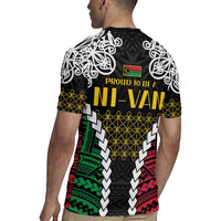 Halo Vanuatu Pride Rugby Jersey Vanuatuan Sand Drawing Pattern LT9 - Polynesian Pride