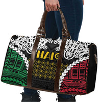 Halo Vanuatu Pride Travel Bag Vanuatuan Sand Drawing Pattern LT9 - Polynesian Pride