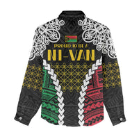Halo Vanuatu Pride Women Casual Shirt Vanuatuan Sand Drawing Pattern LT9 - Polynesian Pride