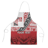 Malo e lelei Tonga Apron Ngatu Tokelau Feletoa Fata Traditional Polynesian Pattern LT9 Red - Polynesian Pride