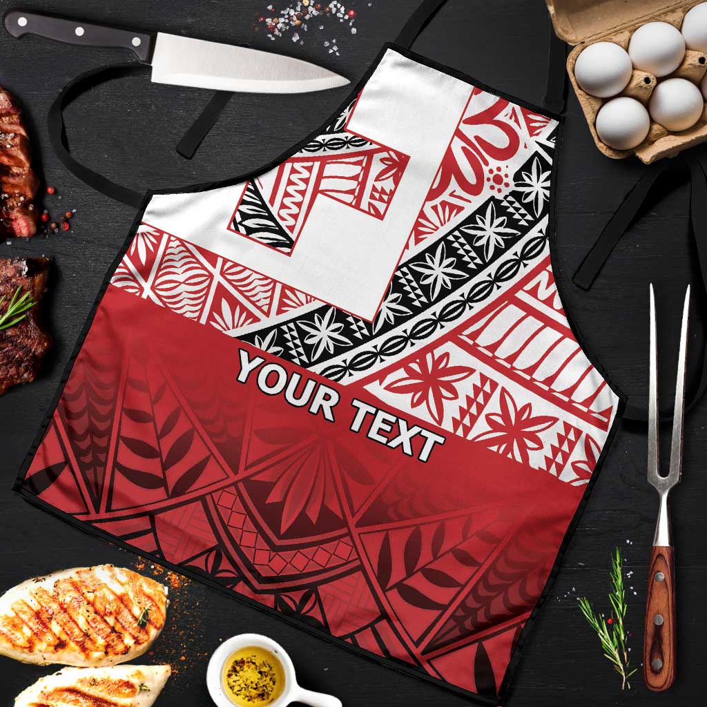 Malo e lelei Tonga Apron Ngatu Tokelau Feletoa Fata Traditional Polynesian Pattern LT9 Red - Polynesian Pride