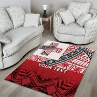 Malo e lelei Tonga Area Rug Ngatu Tokelau Feletoa Fata Traditional Polynesian Pattern LT9 - Polynesian Pride