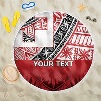Malo e lelei Tonga Beach Blanket Ngatu Tokelau Feletoa Fata Traditional Polynesian Pattern LT9 One Size 150cm Red - Polynesian Pride