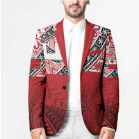 Malo e lelei Tonga Blazer Ngatu Tokelau Feletoa Fata Traditional Polynesian Pattern LT9 - Polynesian Pride