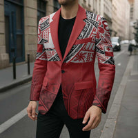 Malo e lelei Tonga Blazer Ngatu Tokelau Feletoa Fata Traditional Polynesian Pattern LT9 - Polynesian Pride