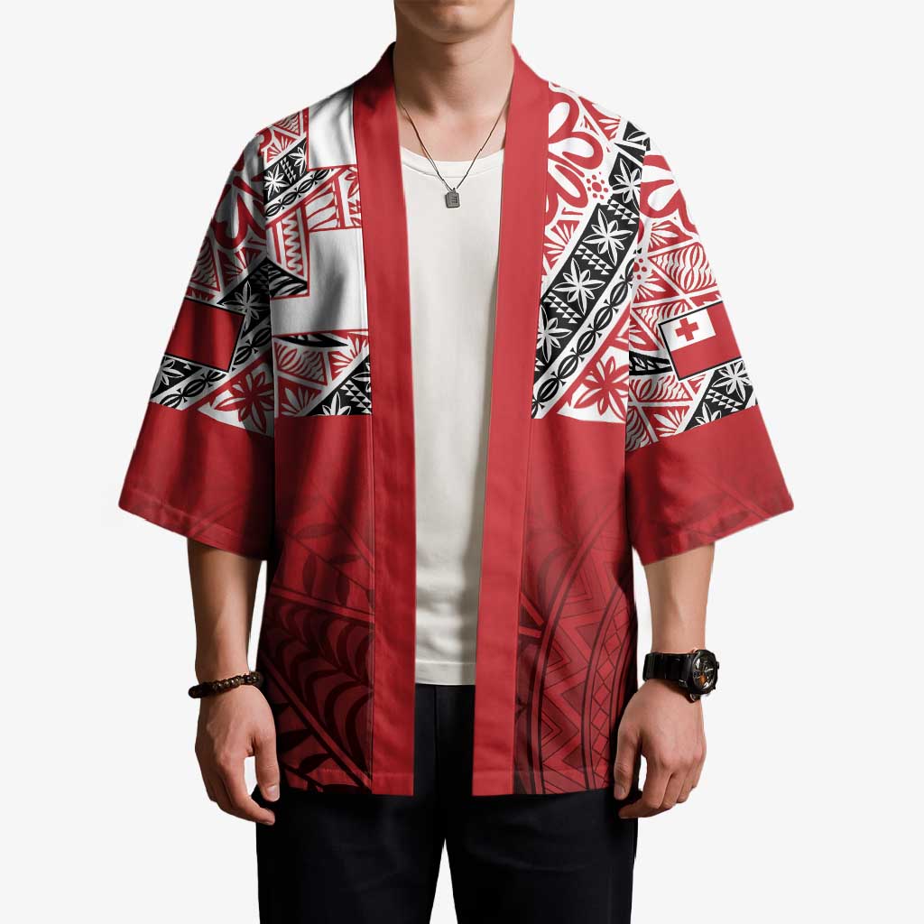 Malo e lelei Tonga Kimono Ngatu Tokelau Feletoa Fata Traditional Polynesian Pattern LT9 - Polynesian Pride
