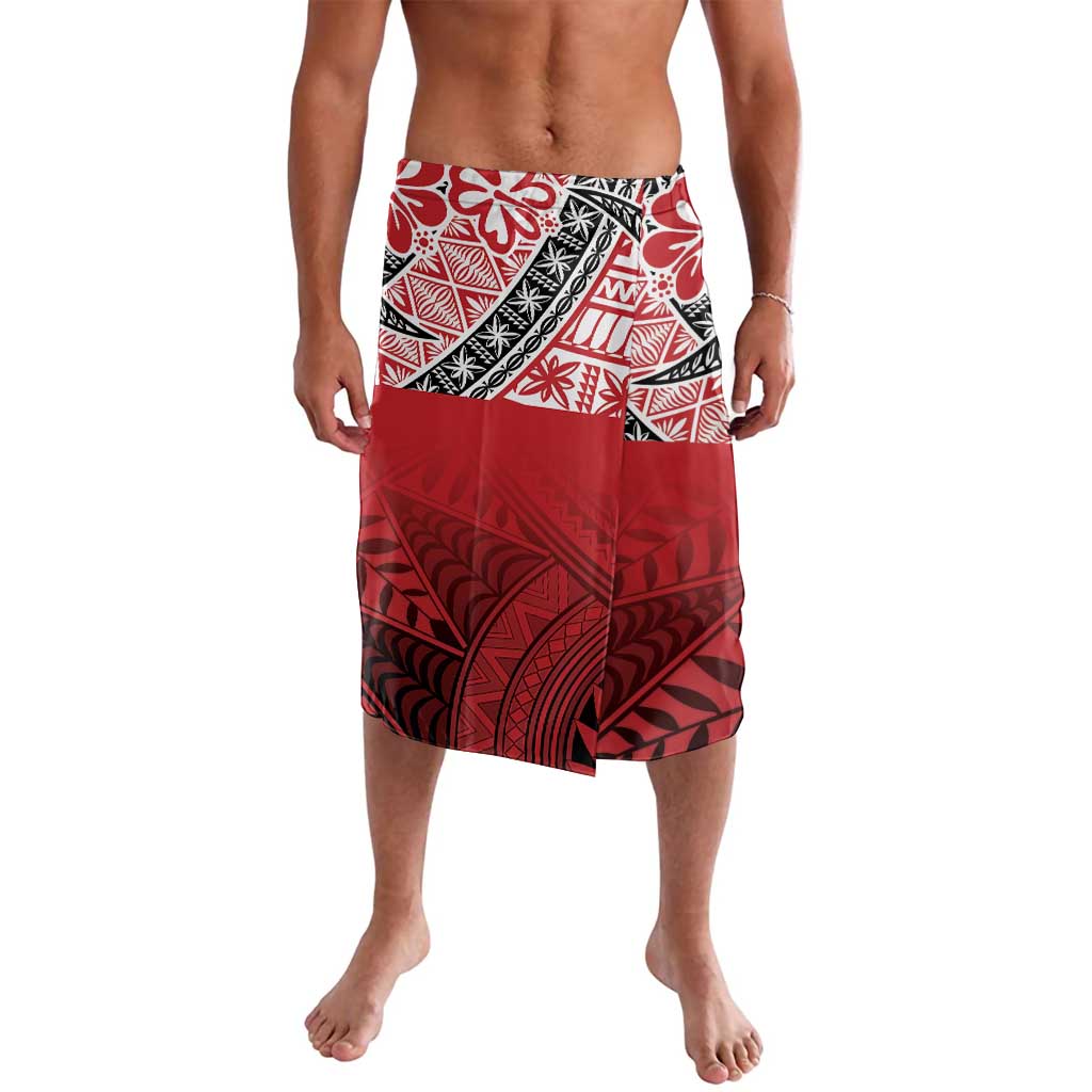 Malo e lelei Tonga Lavalava Ngatu Tokelau Feletoa Fata Traditional Polynesian Pattern LT9 Red - Polynesian Pride