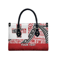 Malo e lelei Tonga Leather Bag Ngatu Tokelau Feletoa Fata Traditional Polynesian Pattern LT9 - Polynesian Pride