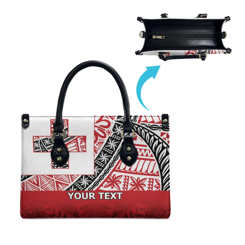 Malo e lelei Tonga Leather Bag Ngatu Tokelau Feletoa Fata Traditional Polynesian Pattern LT9 - Polynesian Pride