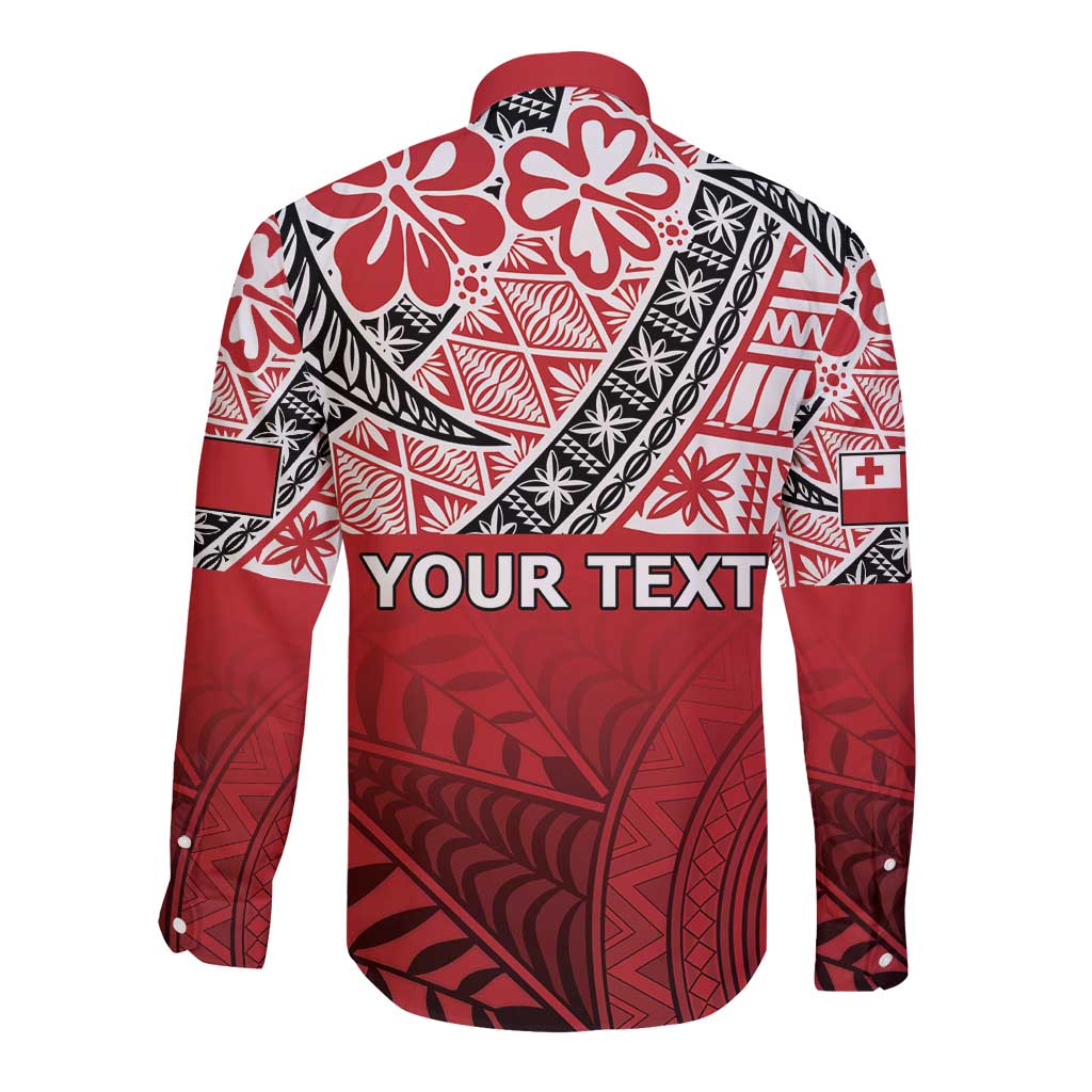 Malo e lelei Tonga Long Sleeve Button Shirt Ngatu Tokelau Feletoa Fata Traditional Polynesian Pattern LT9 - Polynesian Pride