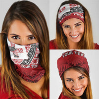 Malo e lelei Tonga Neck Gaiter Ngatu Tokelau Feletoa Fata Traditional Polynesian Pattern LT9 - Polynesian Pride