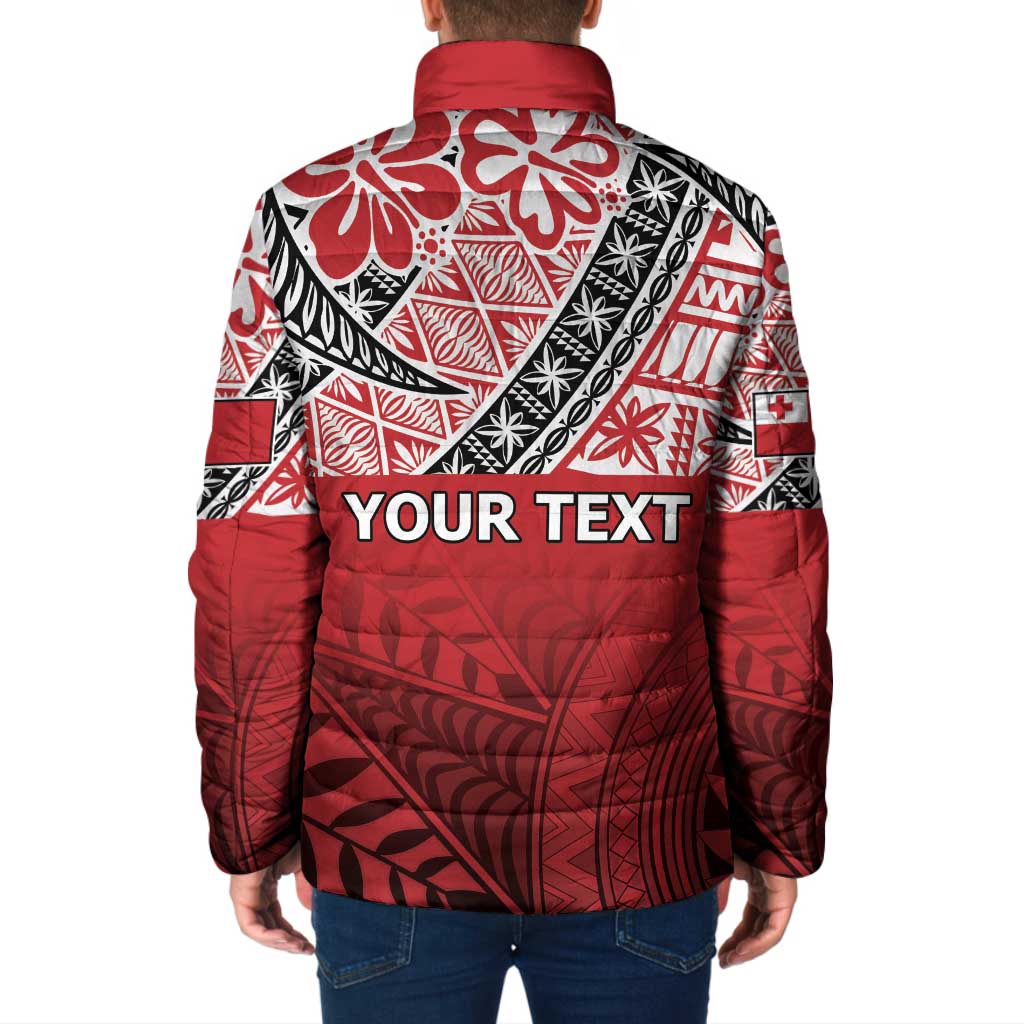 Malo e lelei Tonga Padded Jacket Ngatu Tokelau Feletoa Fata Traditional Polynesian Pattern LT9 - Polynesian Pride