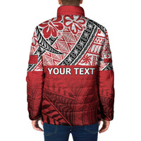 Malo e lelei Tonga Padded Jacket Ngatu Tokelau Feletoa Fata Traditional Polynesian Pattern LT9 - Polynesian Pride