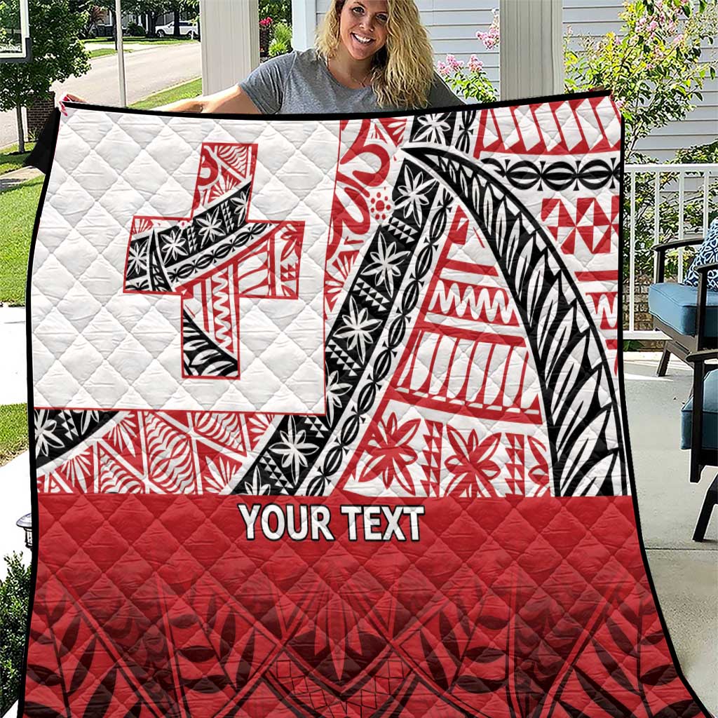 Malo e lelei Tonga Quilt Ngatu Tokelau Feletoa Fata Traditional Polynesian Pattern LT9 Red - Polynesian Pride