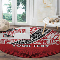 Malo e lelei Tonga Round Carpet Ngatu Tokelau Feletoa Fata Traditional Polynesian Pattern LT9 - Polynesian Pride