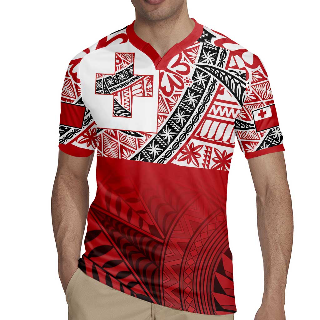 Malo e lelei Tonga Rugby Jersey Ngatu Tokelau Feletoa Fata Traditional Polynesian Pattern LT9 - Polynesian Pride