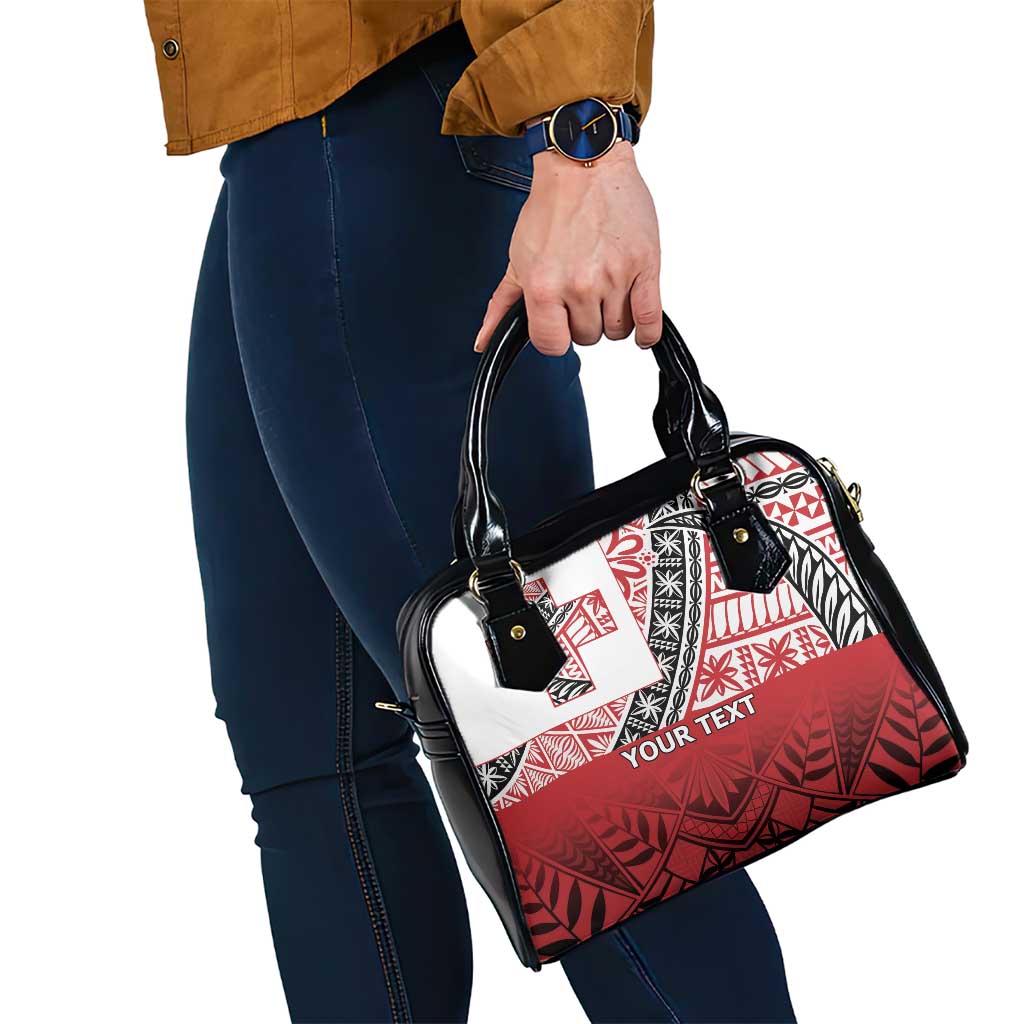 Malo e lelei Tonga Shoulder Handbag Ngatu Tokelau Feletoa Fata Traditional Polynesian Pattern LT9 - Polynesian Pride