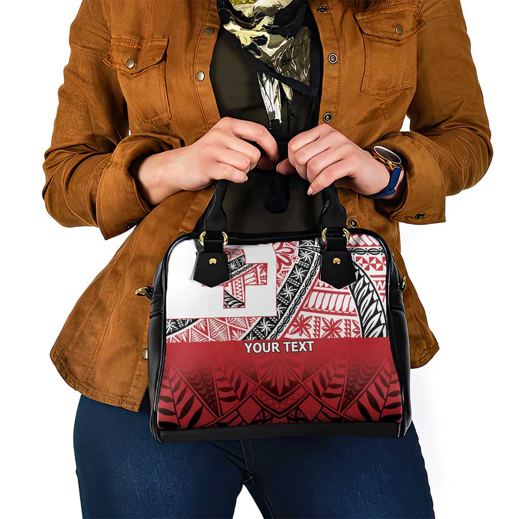 Malo e lelei Tonga Shoulder Handbag Ngatu Tokelau Feletoa Fata Traditional Polynesian Pattern LT9 - Polynesian Pride