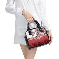 Malo e lelei Tonga Shoulder Handbag Ngatu Tokelau Feletoa Fata Traditional Polynesian Pattern LT9 - Polynesian Pride