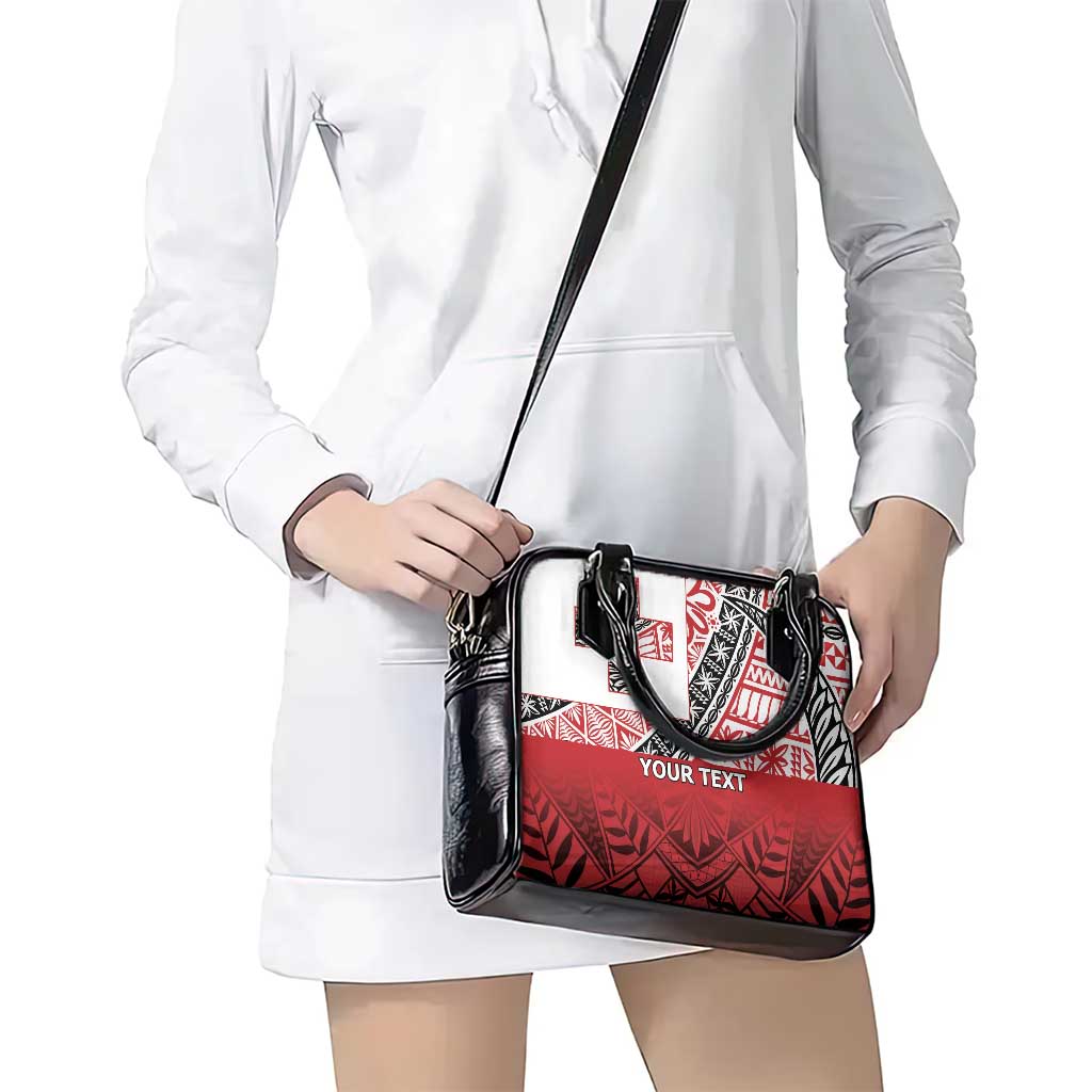 Malo e lelei Tonga Shoulder Handbag Ngatu Tokelau Feletoa Fata Traditional Polynesian Pattern LT9 - Polynesian Pride