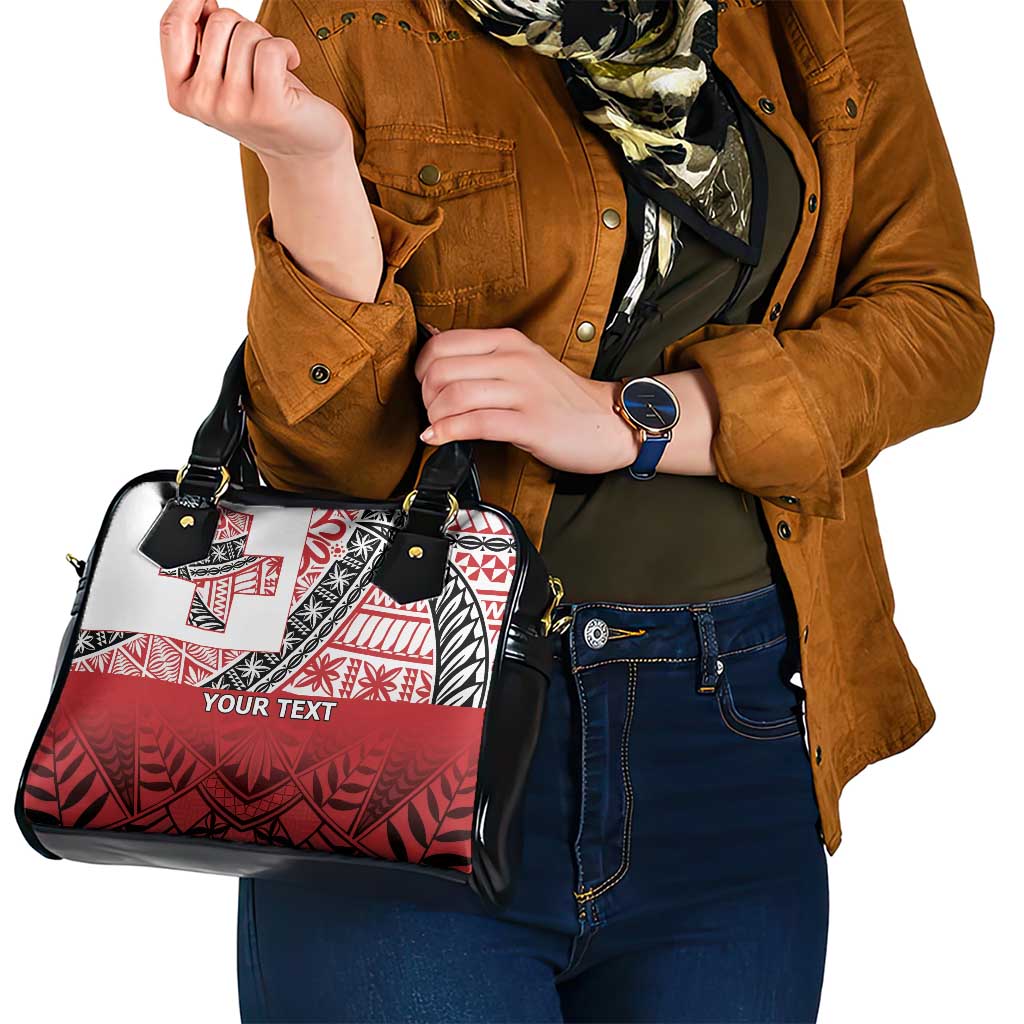 Malo e lelei Tonga Shoulder Handbag Ngatu Tokelau Feletoa Fata Traditional Polynesian Pattern LT9 - Polynesian Pride