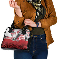 Malo e lelei Tonga Shoulder Handbag Ngatu Tokelau Feletoa Fata Traditional Polynesian Pattern LT9 - Polynesian Pride